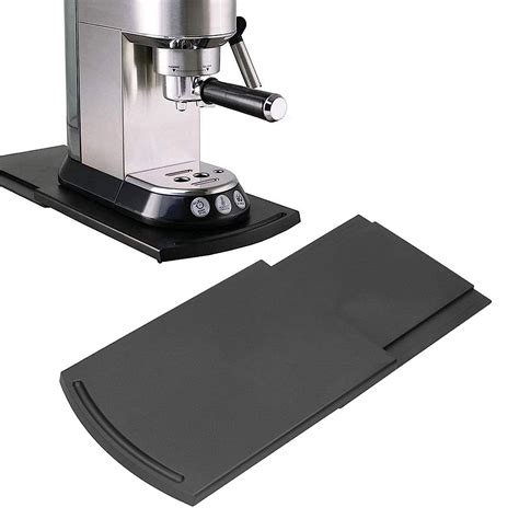 LeMall Coffee Maker Trays, Kitchen Caddy Sliding Coffee Tray Mat