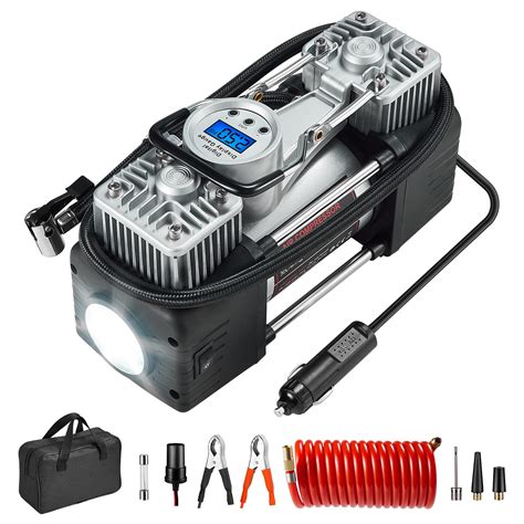 OlarHike 12V Portable Air Compressor, 150PSI Tire Inflator, Dual ...