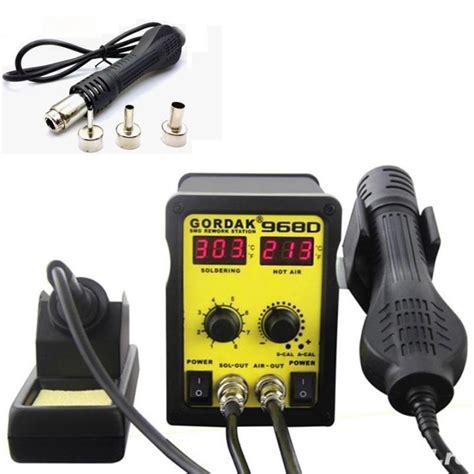 Gordak Rework Station D D Hot Air Soldering Station D Pull Gun Remake Station Combo