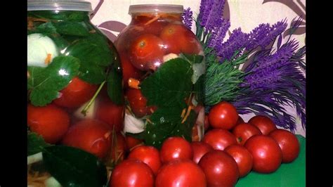 КВАШЕННЫЕ ПОМИДОРЫ. Рецепт из Ресторана - YouTube