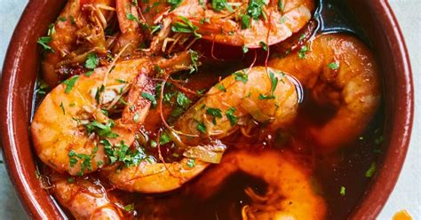 Prawns Pil Pil With Ciabatta Mob