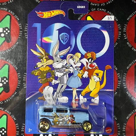 Original Hot Wheels Th Warner Bros Anniversary Midnight Otto Shopee Malaysia