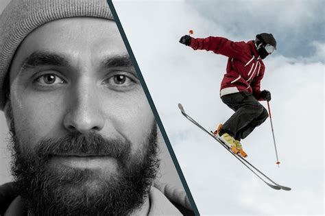 Free Photo Winter Sports Collage Design