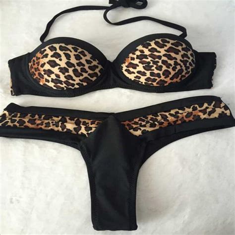 Sexy Leopard Thong Bikini On Luulla