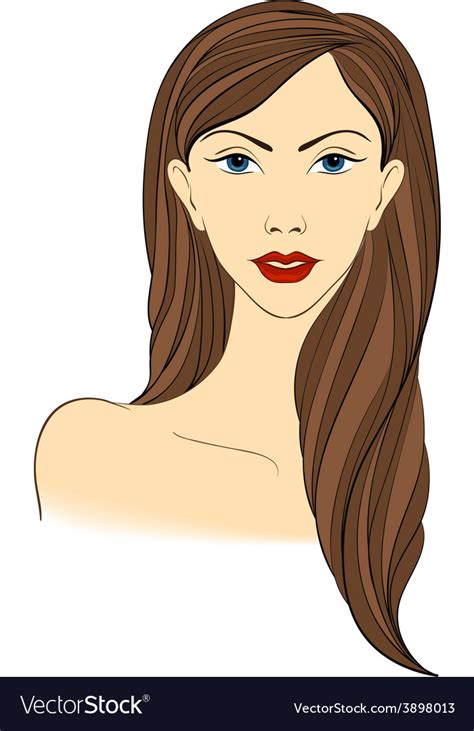 Portrait Of Naked Women Royalty Free Vector Image