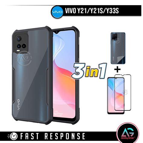 Case Vivo Y Y S Y S Package In Free Tempered Glass And Skin