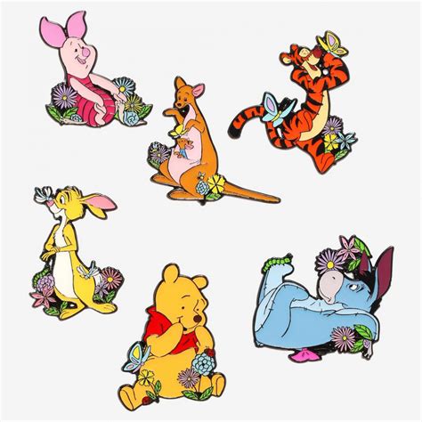 Winnie The Pooh Flower Collection Hot Topic Winnie The Pooh Flower Loungefly