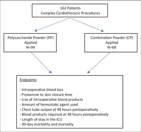 The Study Design Compared 2 Groups A Novel Combination Powder Cp