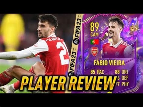 SI LO HACES 89 FABIO VIEIRA FUTURE STAR SBC PLAYER REVIEW FIFA 23