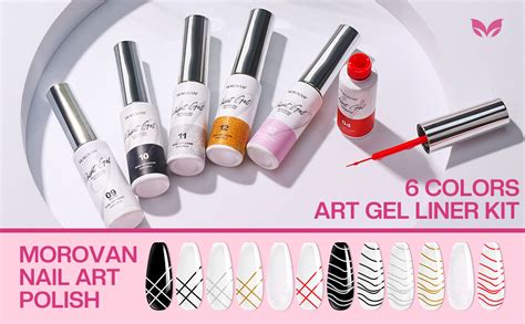 Morovan Poly Gel Nail Kit 12 Colors Poly Nail Gel Kit