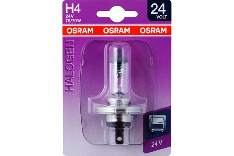Автолампа OSRAM H4 75/70 P43t-38 24V, 1, 10 64196-01B - выгодная цена ...