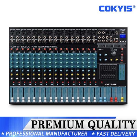 16 канальный DJ-микшер EDX16 профессиональный аудиомикшер с MP3 ...
