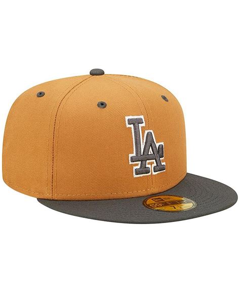 New Era Mens Brown Charcoal Los Angeles Dodgers Two Tone Color Pack