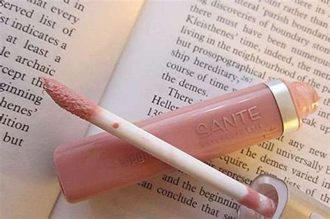 Test Lipgloss Sante Lipgloss Farbe Nude Silk Pinkmelon