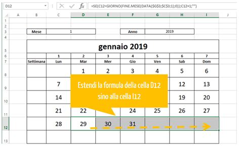 Calendario Excel Crea Un Calendario Excel Per Tutti
