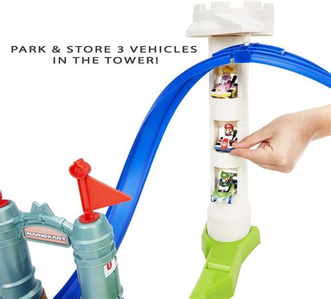 Hot Wheels Hgk Mariokart Circuit Slam Track Set Multicolored Hobbies Toys Toys Games On