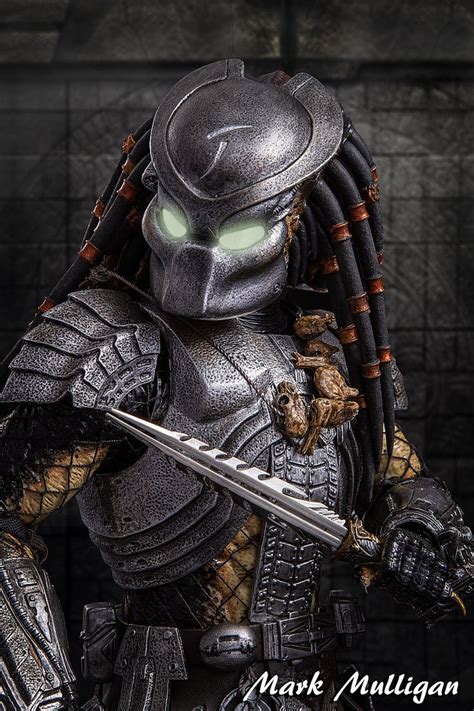 Hot Toys Predator Scar Figure Predator Alien Predator Alien Art Alien Vs Predator