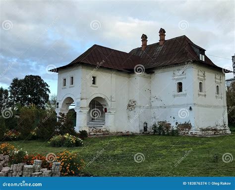 Medieval Merchant House in the City of Gorokhovets. Stock Photo - Image ...