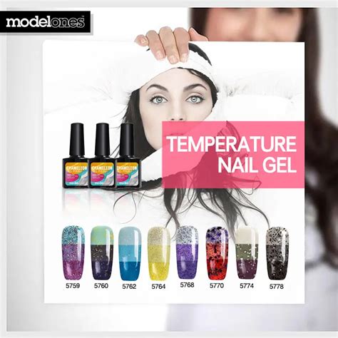 Modelones Ml Gel Polish Sweet Transparent Temperatue Change Color Uv