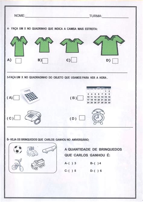 Avaliação Diagnóstica De Matemática 5 Ano Para Imprimir