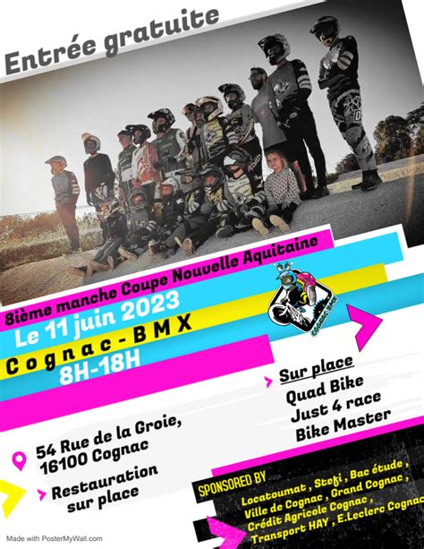 Coupe Nouvelle Aquitaine Manche Cognac Bmx Club De Limoges