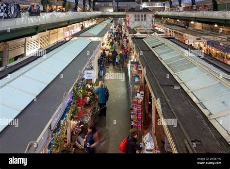 Cardiff Market At Christmas December 2022 Stock Photo Alamy