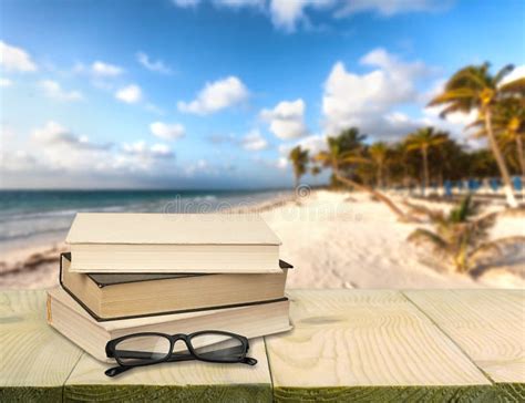 book  beach stock image image  book summer beautiful
