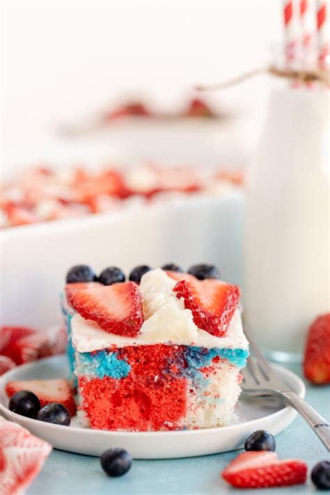 Easy American Flag Cake For Fourth Of July Play Party Plan