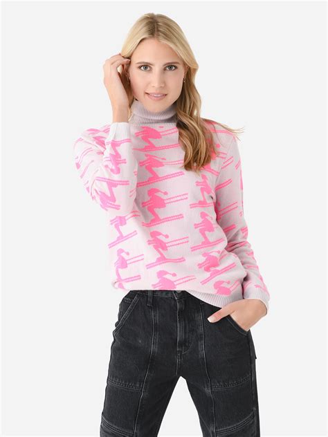 Jumper 1234 Womens All Over Ski Turtleneck Sweater 33500 Saint