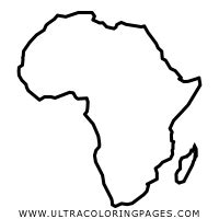 35 Desenhos do Mapa da África para Imprimir e Colorir Pintar