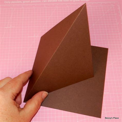 Beccys Place Tutorial Twisted Easel Card