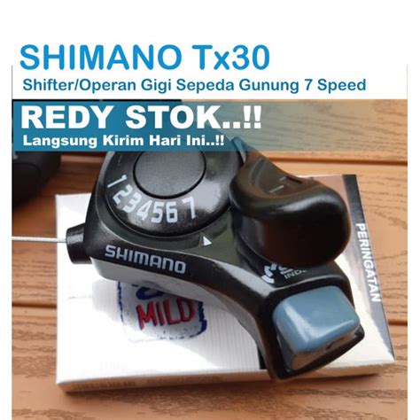Shimano Operating Gear Bike Tx30 Shifter Mountain Bike 7 Speed Right