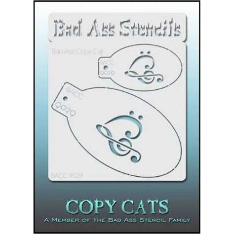 Bad Ass Copy Cat Stencil 9029