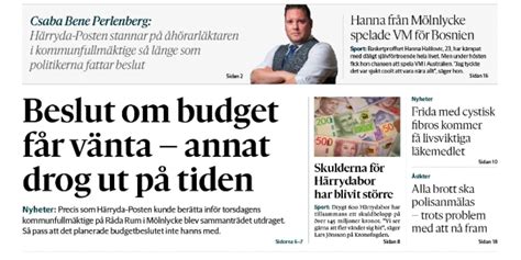 Nya Numret Av Härryda Posten Som E Tidning Går Nu Att Läsa Härryda Posten