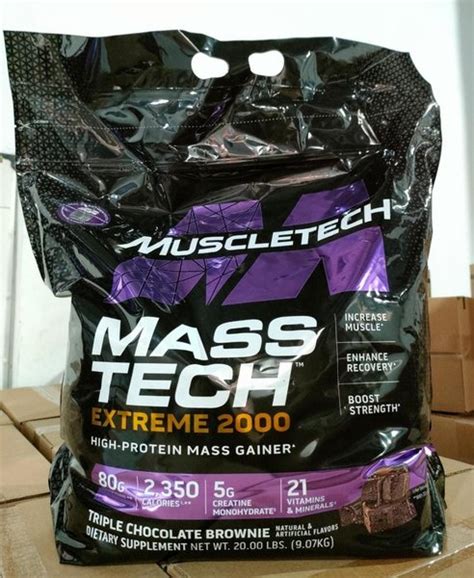 Jual MASSTECH Extreme 2000 Mass Tech Muscletech Gainer 20 Lbs 20lbs Di