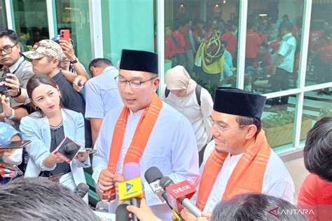 Pasangan Ridwan Kamil Suswono Tiba Di Kpu Dki Resmi Daftar Untuk Pilkada 2024 Antara News