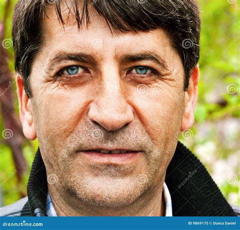 Face Of One Mature Adult Confident Man Royalty Free Stock Photo Image