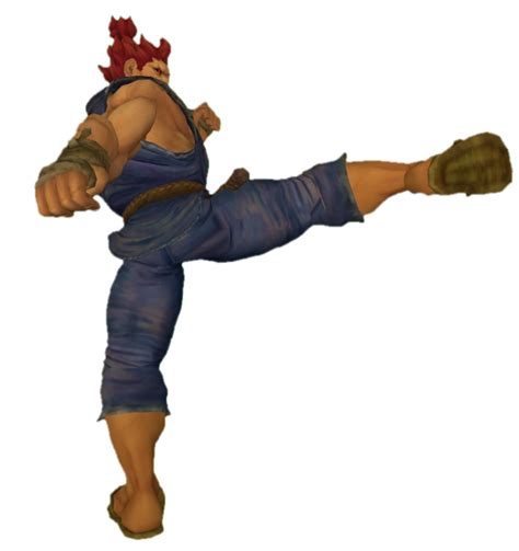 Akuma (SF4) kicking forward 2 by TransparentJiggly64 on DeviantArt