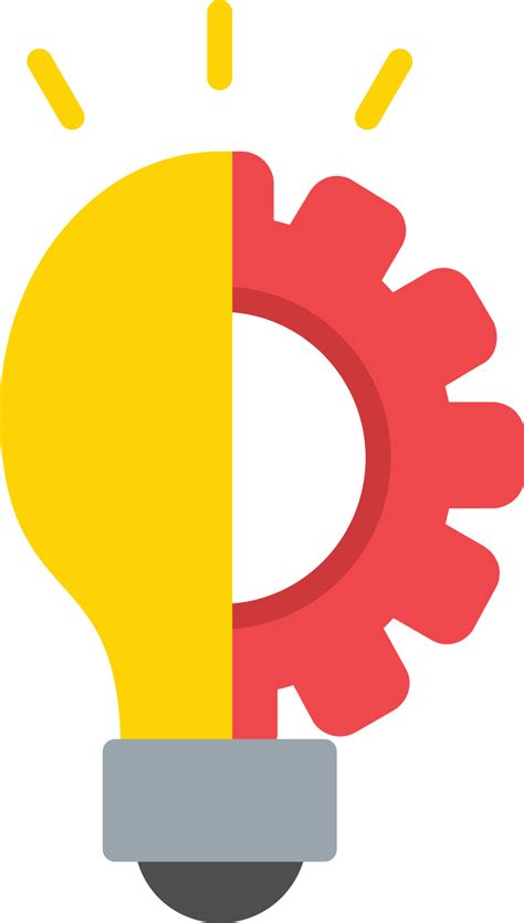 Creative Idea Flat Icon 12394997 Vector Art At Vecteezy