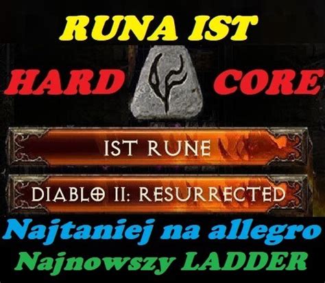 RUNA IST DIABLO 2 Resurrected HC HARDCORE LADDER Warszawa Kup