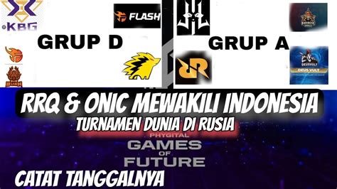 Rrq Dan Onic Jadi Wakil Indonesia Turnamen Mlbb Di Rusia Jadwal Games