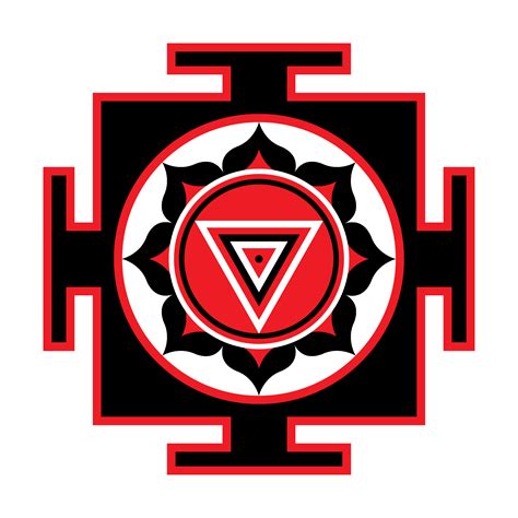 Kali Yantra Tricolor Kali Bhakti