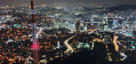 Free Stock Photo Of City Lights Night View Seoul