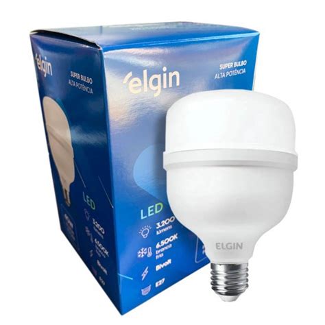 Lâmpada Super Bulbo Led 40w Bivolt Elgin 6500k Submarino