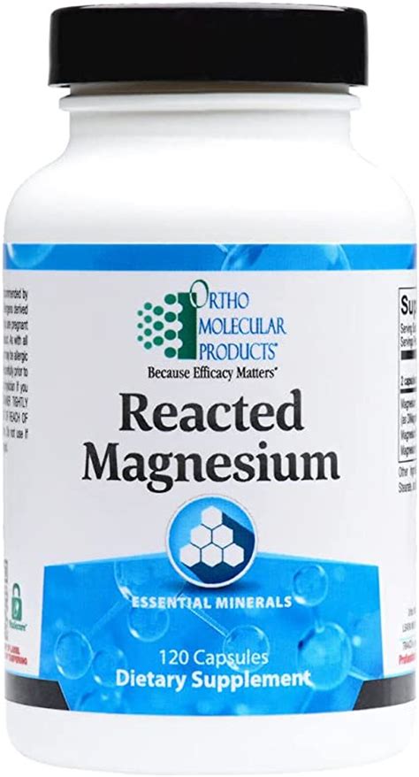 Ortho Molecular Reacted Magnesium 120 Capsules