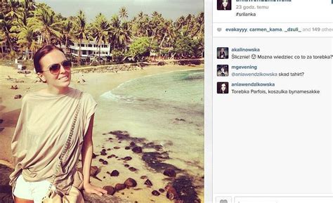 Pla A Morze S O Ce Anna Wendzikowska W Bikini Na Rajskich Wakacjach