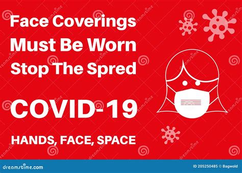 Face Coverings Must Be Worn To Stop The Spread Of Covid 19 Information