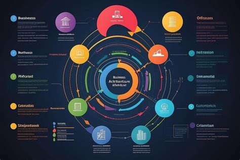 Premium Photo | Business Architecture Framework Illustration for Design