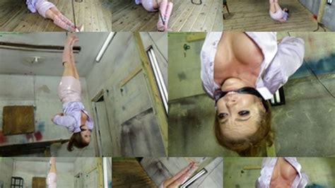Hot Blonde Helplessly Hangs Upside Down By Her Pretty Pink Boots Mp Sd Kbps Hunters