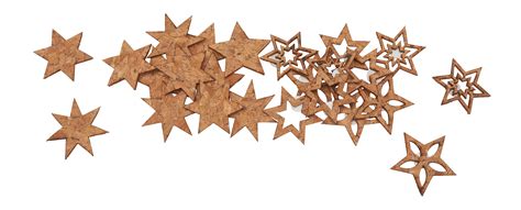 Vbs Kork Sterne Mit Klebepunkt 24 Stück Vbs Hobby Bastelshop